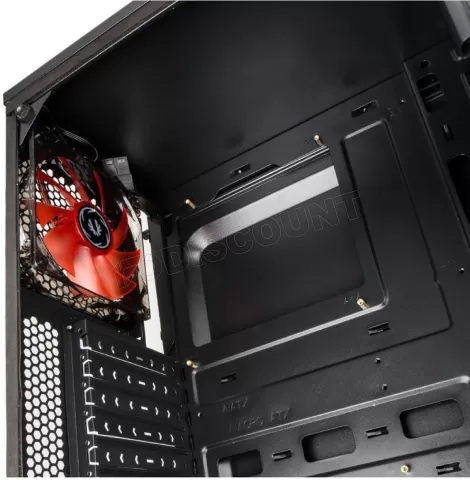 Photo de Boitier Moyen Tour ATX BitFenix Nova TG avec Panneaux vitrés (Noir/Rouge)