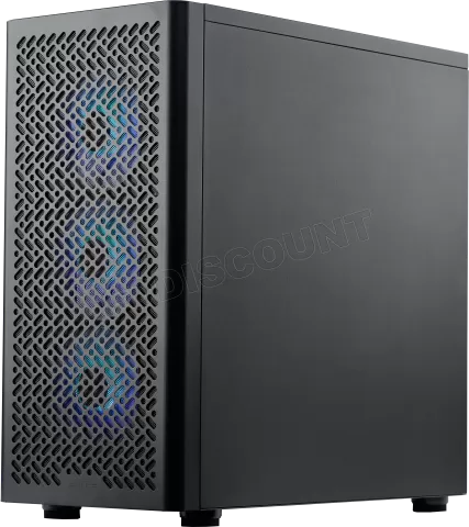 Photo de Boitier Moyen Tour ATX Cooler Master Elite 502 RGB avec panneau vitré (Noir)