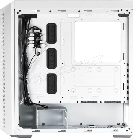 Photo de Boitier Moyen Tour ATX Cooler Master MasterBox 520 avec panneaux vitrés (Blanc)