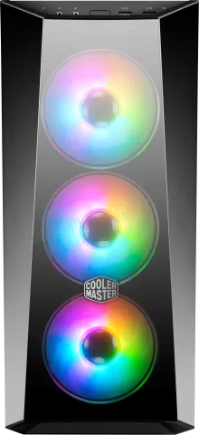 Photo de Boitier Moyen Tour ATX Cooler Master MasterBox Lite 5 RGB avec panneau vitré (Noir)
