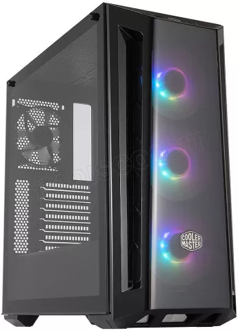 Photo de Boitier Moyen Tour ATX Cooler Master MasterBox Lite 5 RGB avec panneau vitré (Noir)