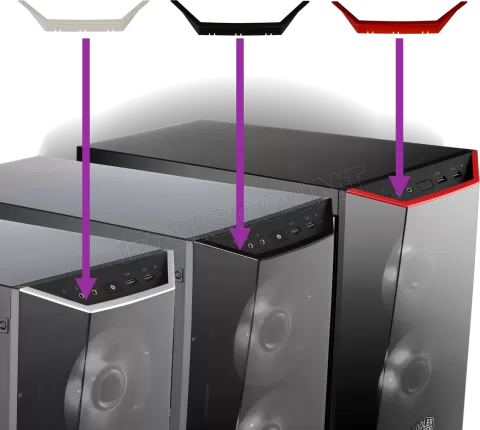 Photo de Boitier Moyen Tour ATX Cooler Master MasterBox Lite 5 RGB avec panneau vitré (Noir)