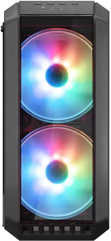 Photo de Boitier Moyen Tour ATX Cooler Master MasterCase H500 aRGB avec panneau vitré (Noir)