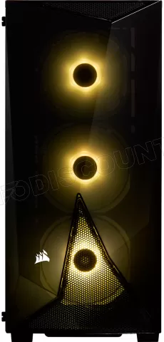 Photo de Boitier Moyen Tour ATX Corsair Carbide Spec-Delta RGB avec panneau vitré (Noir)