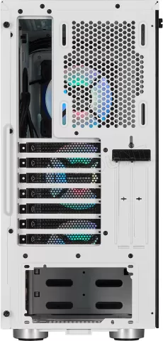 Photo de Boitier Moyen Tour ATX Corsair iCue 465X RGB avec panneaux vitrés (Blanc)