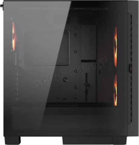 Photo de Boitier Moyen Tour ATX  Cougar Airface ECO RGB avec panneaux vitrés (Noir)