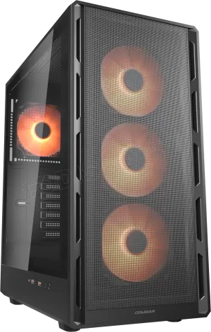 Photo de Boitier Moyen Tour ATX Cougar AirFace Pure Pro RGB avec panneaux vitrés (Noir)