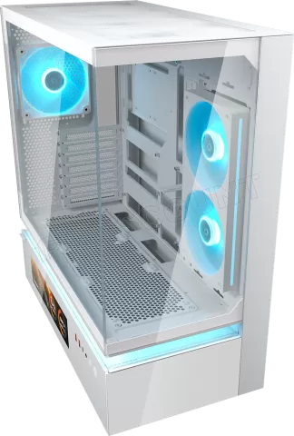 Photo de Boitier Moyen Tour ATX Cougar CFV235 Vision RGB avec panneaux vitrés (Blanc)