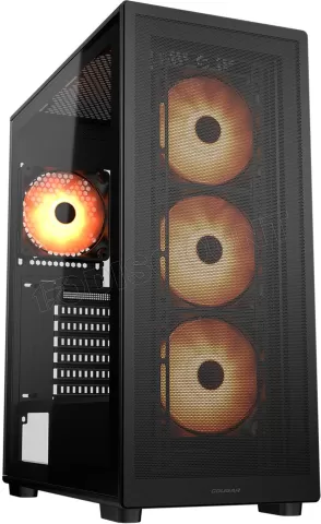 Photo de Boitier Moyen Tour ATX Cougar MX220 RGB avec panneau vitré (Noir)