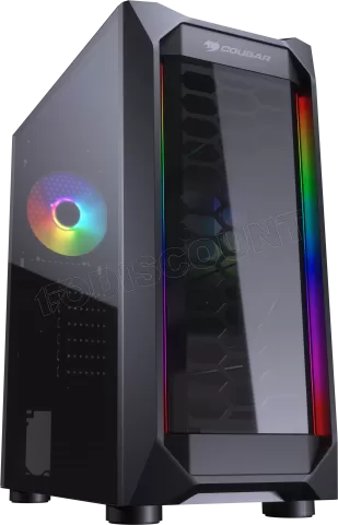 Boitier Moyen Tour ATX iTek Oxygene RGB avec panneau vitré (Noir) à prix bas
