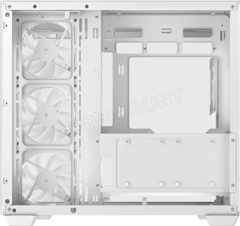 Photo de Boitier Moyen Tour ATX DeepCool CG530 4F avec panneaux vitrés (Blanc)