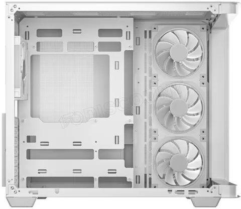 Photo de Boitier Moyen Tour ATX DeepCool CG530U 4F RGB avec panneaux vitrés (Blanc)