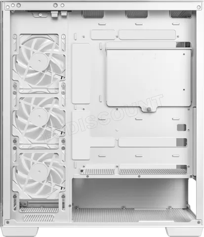 Photo de Boitier Moyen Tour ATX DeepCool CG580 4F RGB avec panneaux vitrés (Blanc)