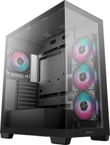 Photo de Boitier Moyen Tour ATX DeepCool CG580 4F RGB avec panneaux vitrés (Noir)