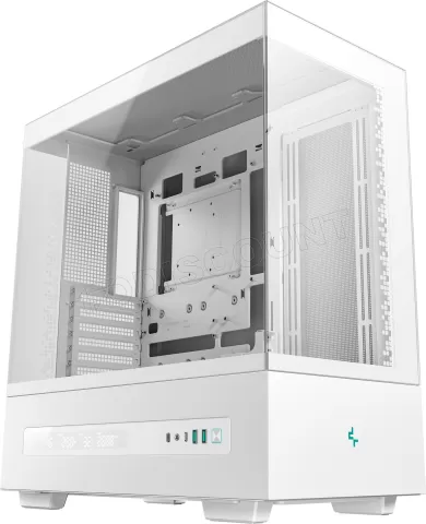 Photo de Boitier Moyen Tour ATX DeepCool CH690 Digital avec panneaux vitrés (Blanc)