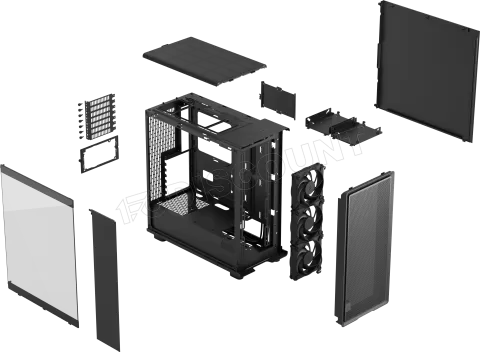 Photo de Boitier Moyen Tour ATX Fractal Design Epoch avec panneau vitré (Noir)