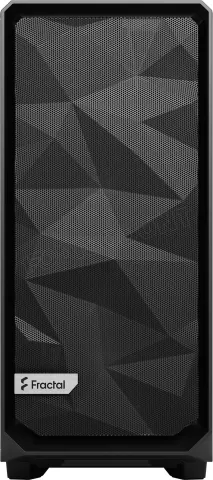 Photo de Boitier Moyen Tour ATX Fractal Design Meshify 2 Compact avec panneau vitré (Noir)
