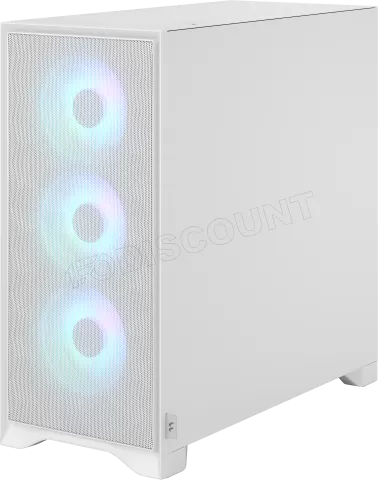 Photo de Boitier Moyen Tour ATX Fractal Design Pop 2 Air RGB avec panneau vitré (Blanc)