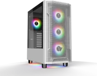 Boitier PC gamer Ghost one RGB EDITION 60 modes , compatible carte mère  ATX, mATX, jusqu'à 4 baies