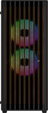 Photo de Boitier Moyen Tour ATX Gamdias Aura GC4 Elite RGB avec panneau vitré (Noir/Marron)