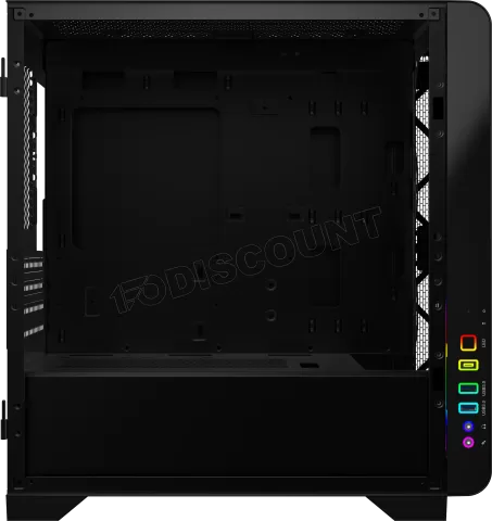 Photo de Boitier Moyen Tour ATX Gamdias Mars M2 RGB avec panneaux vitrés (Noir)
