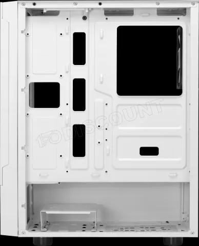Photo de Boitier Moyen Tour ATX Gamdias Talos E3 Mesh RGB avec panneaux vitrés (Blanc)
