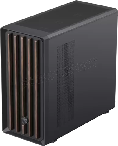 Photo de Boitier Moyen Tour ATX Gamemax Claw 460 Wood avec panneau vitré (Noir)