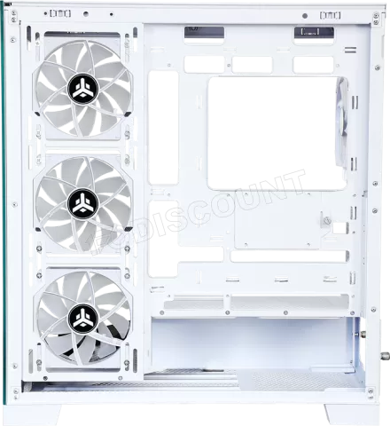 Photo de Boitier Moyen Tour ATX iTek Showbui 45 RGB avec panneaux vitrés (Blanc)