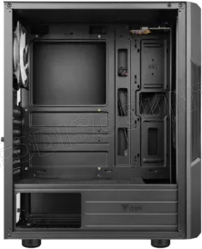 Photo de Boitier Moyen Tour ATX iTek Spacirc XO RGB avec panneau vitré (Noir)