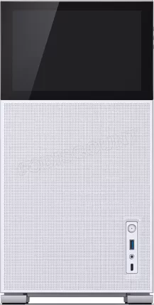 Photo de Boitier Moyen Tour ATX Jonsbo D41 Mesh Screen avec panneau vitré (Blanc)