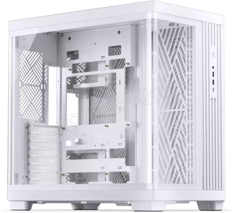 Photo de Boitier Moyen Tour ATX Jonsbo TK-4 RGB avec panneaux vitrés (Blanc)