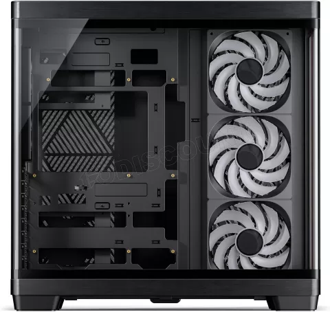 Photo de Boitier Moyen Tour ATX Jonsbo TK-4 RGB avec panneaux vitrés (Noir/Bois)