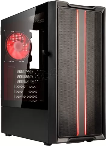 Photo de Boitier Moyen Tour ATX Kolink Inspire K12 RGB avec panneaux vitrés (Noir)