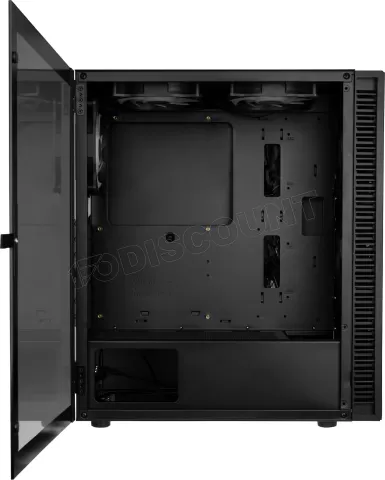 Boîtier PC ATX Kolink KLA-003 Noir - Tour Midi - Compatible Cartes Graphiques 335mm - Ventilateur 80mm Inclus