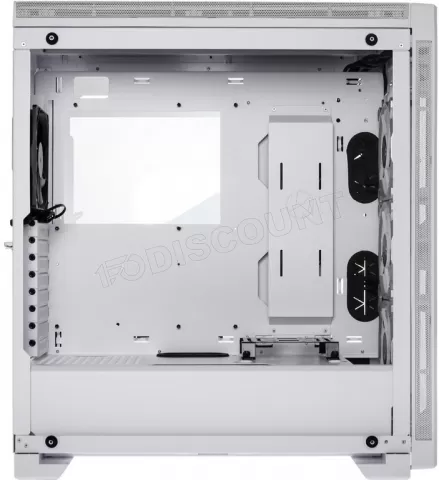 Photo de Boitier Moyen Tour ATX Lian-Li Alpha 550W avec panneaux vitrés (Blanc)