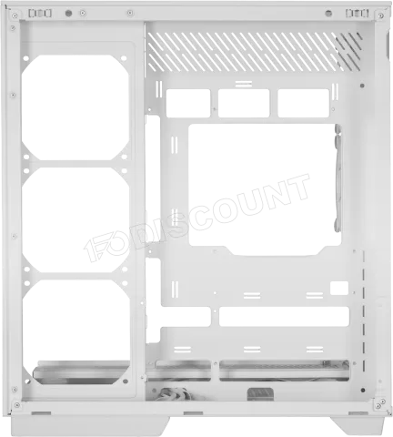 Photo de Boitier Moyen Tour ATX Mars Gaming MC-3GF RGB avec panneaux vitrés (Blanc)