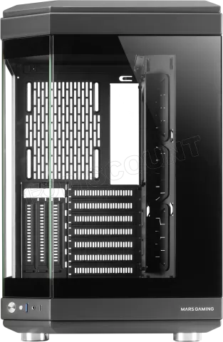 Photo de Boitier Moyen Tour ATX Mars Gaming MC-3T RGB avec panneaux vitrés (Noir)