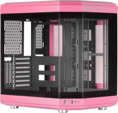 Photo de Boitier Moyen Tour ATX Mars Gaming MC-3T RGB avec panneaux vitrés (Rose)