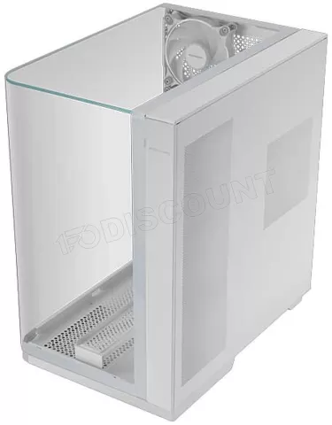 Photo de Boitier Moyen Tour ATX Mars Gaming MC-Infinio RGB avec panneaux vitrés (Blanc)