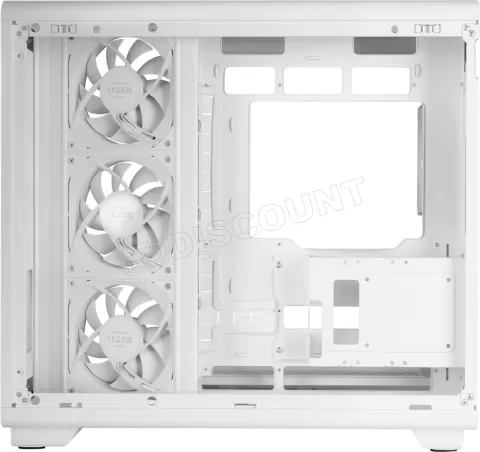 Photo de Boitier Moyen Tour ATX Mars Gaming MC-REVMAX RGB avec panneaux vitrés (Blanc)