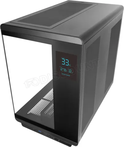 Photo de Boitier Moyen Tour ATX Mars Gaming MC-RevPro RGB avec panneaux vitrés (Noir)
