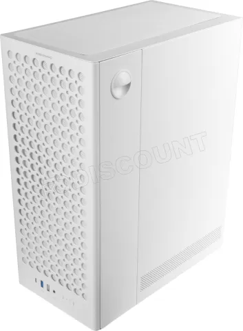 Photo de Boitier Moyen Tour ATX Mars Gaming MC-T800 avec panneau vitré (Blanc)