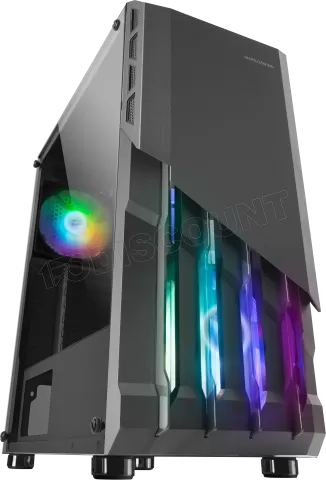 Photo de Boitier Moyen Tour ATX Mars Gaming MC-X2 RGB avec panneau vitré (Noir)