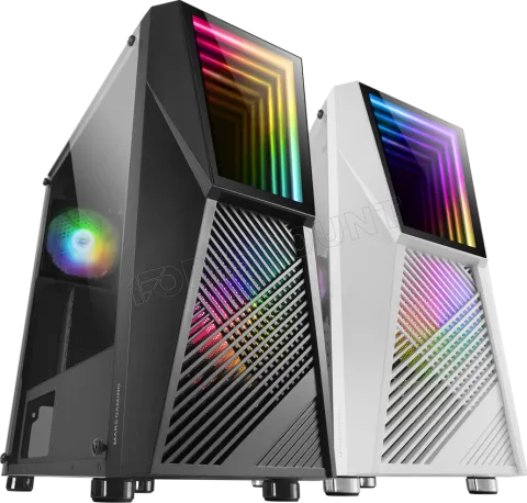 Photo de Boitier Moyen Tour ATX Mars Gaming MC777 RGB avec panneau vitré (Noir)