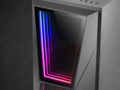 Photo de Boitier Moyen Tour ATX Mars Gaming MC777 RGB avec panneau vitré (Noir)