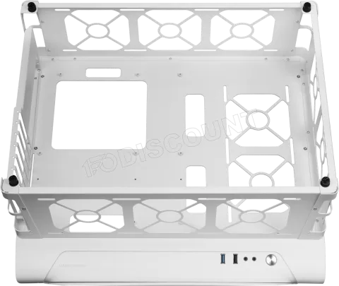 Photo de Boitier Moyen Tour ATX Mars Gaming MCB avec panneau vitré (Blanc)