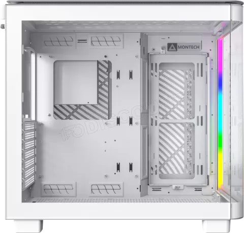 Photo de Boitier Moyen Tour ATX Montech King 95 RGB avec panneaux vitrés (Blanc)