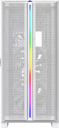 Photo de Boitier Moyen Tour ATX Montech Sky One Lite RGB avec panneau vitré (Blanc)
