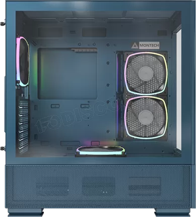 Photo de Boitier Moyen Tour ATX Montech Sky Two RGB avec panneaux vitrés (Bleu)