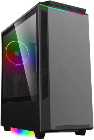 MRED - Boîtier PC Gamer M-ATX - Blanc RGB Mercury - Cdiscount Informatique